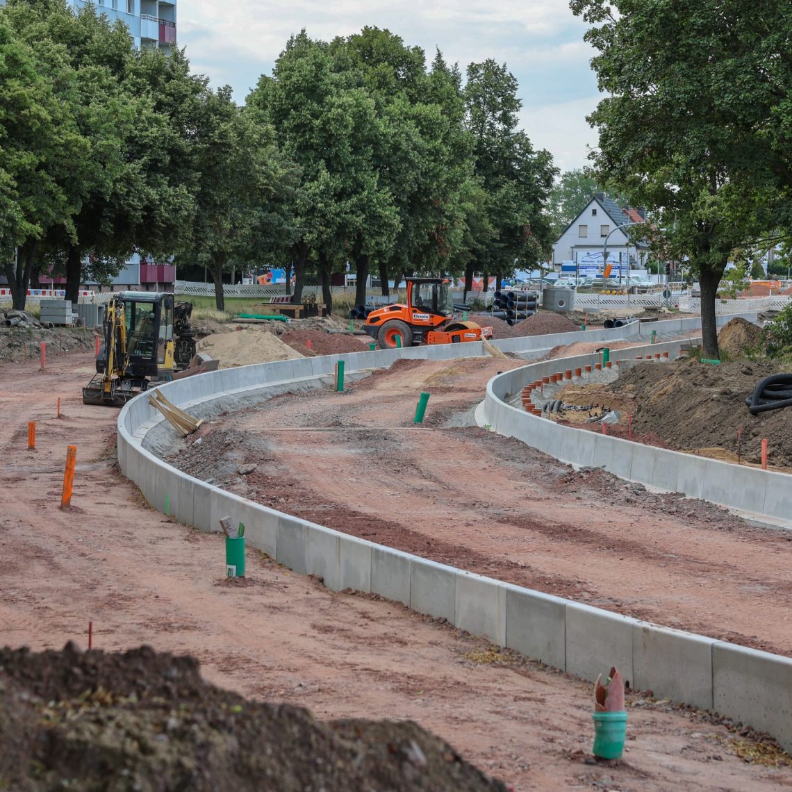 10.07.2026 Sachsen Anhalt Magdeburg

MVB Baustelle Kritzmannstrasse
Neue Trasse Bau Trassenführung Bordsteine
