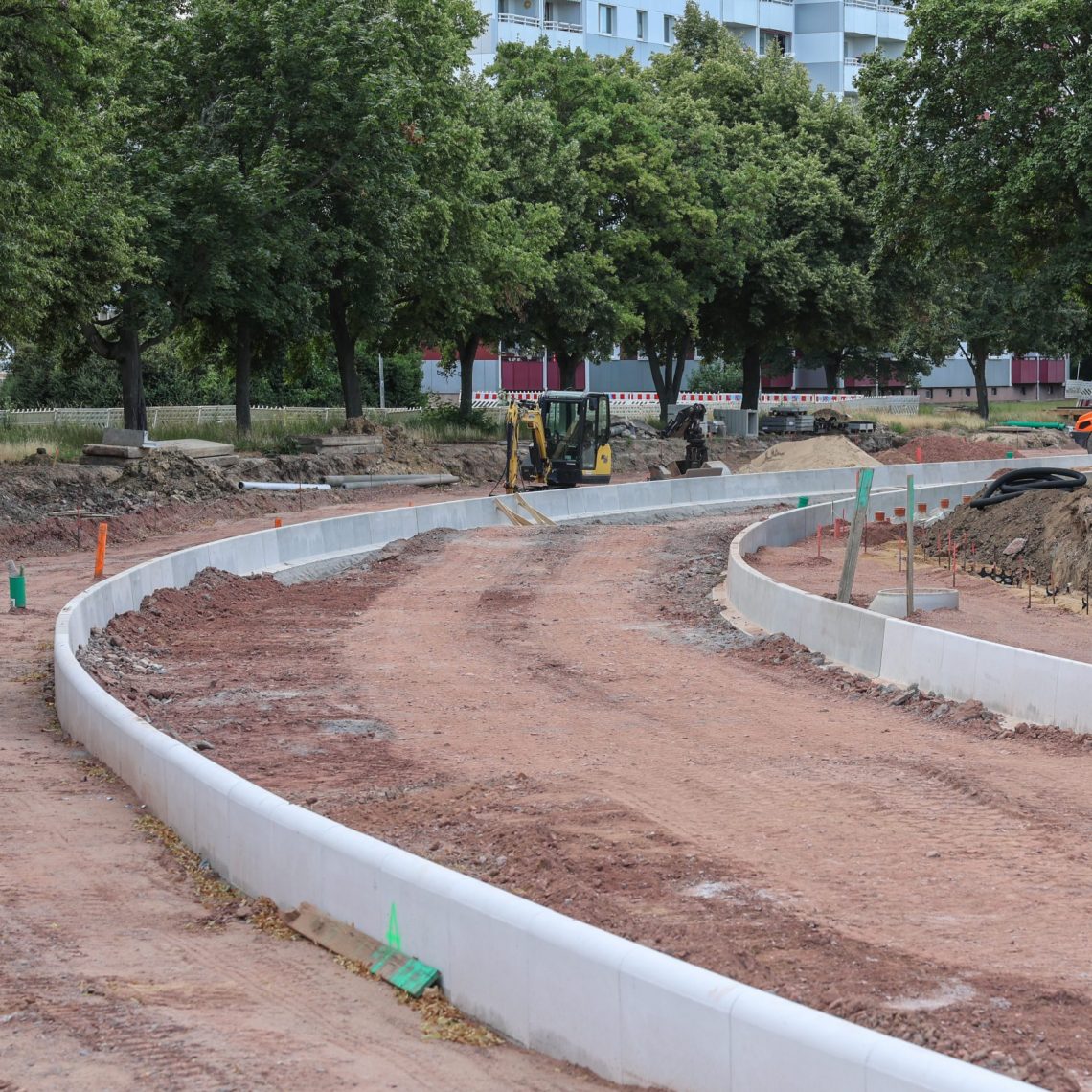 10.07.2026 Sachsen Anhalt Magdeburg

MVB Baustelle Kritzmannstrasse
Neue Trasse Bau Trassenführung Bordsteine